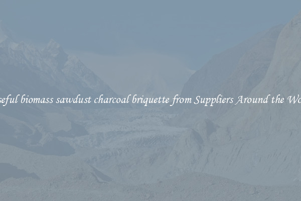 Useful biomass sawdust charcoal briquette from Suppliers Around the World