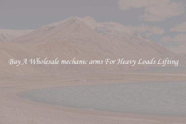 Buy A Wholesale mechanic arms For Heavy Loads Lifting