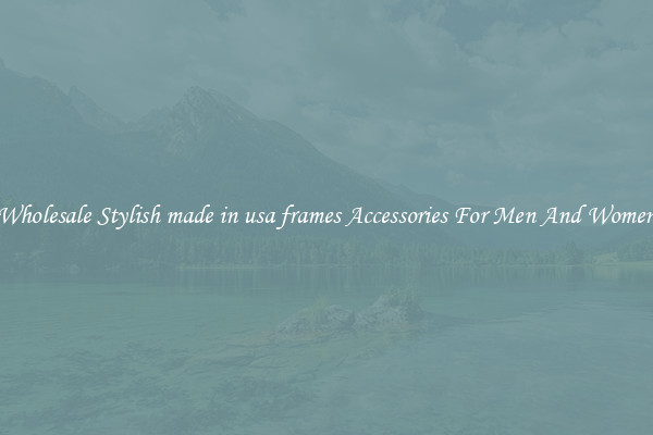 Wholesale Stylish made in usa frames Accessories For Men And Women