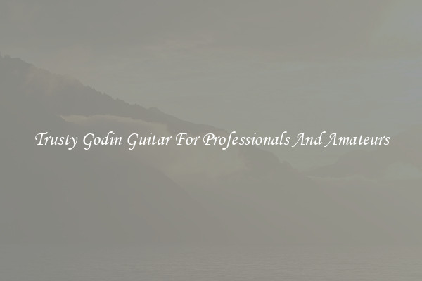 Trusty Godin Guitar For Professionals And Amateurs