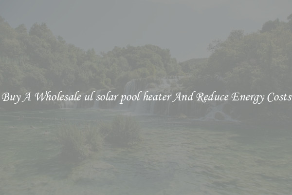 Buy A Wholesale ul solar pool heater And Reduce Energy Costs