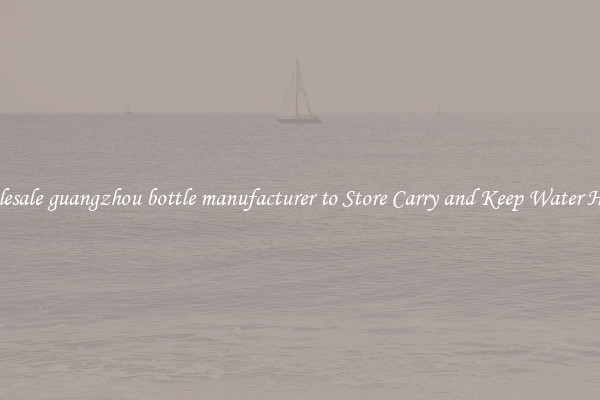 Wholesale guangzhou bottle manufacturer to Store Carry and Keep Water Handy