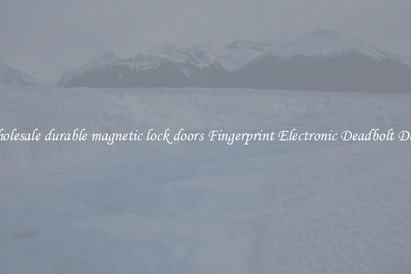 Wholesale durable magnetic lock doors Fingerprint Electronic Deadbolt Door 
