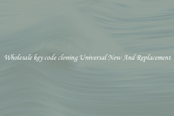 Wholesale key code cloning Universal New And Replacement
