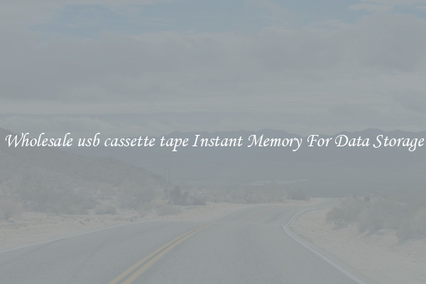 Wholesale usb cassette tape Instant Memory For Data Storage